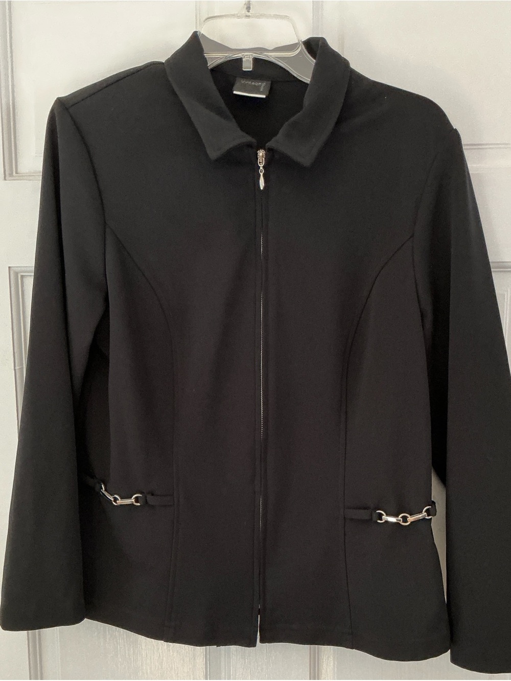 VINTAGE BLACK BLAZER - L